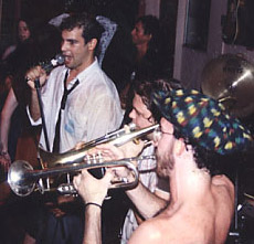 Henry, Trent, and Greg in the foreground, Jorge in the back. A very hot Hardback show.